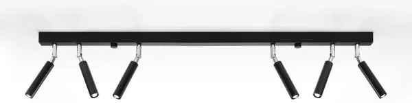 Bodové svietidlo EYETECH 6xG9/12W/230V čierna