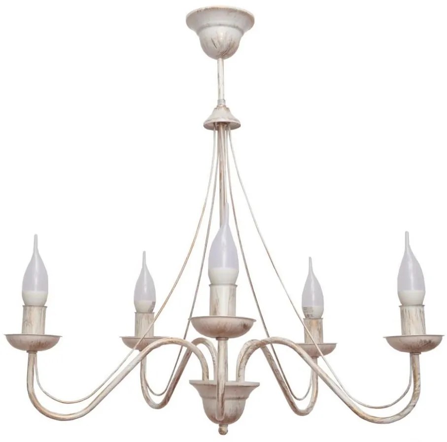 Luster na tyči MALBO III 5xE14/10W/230V