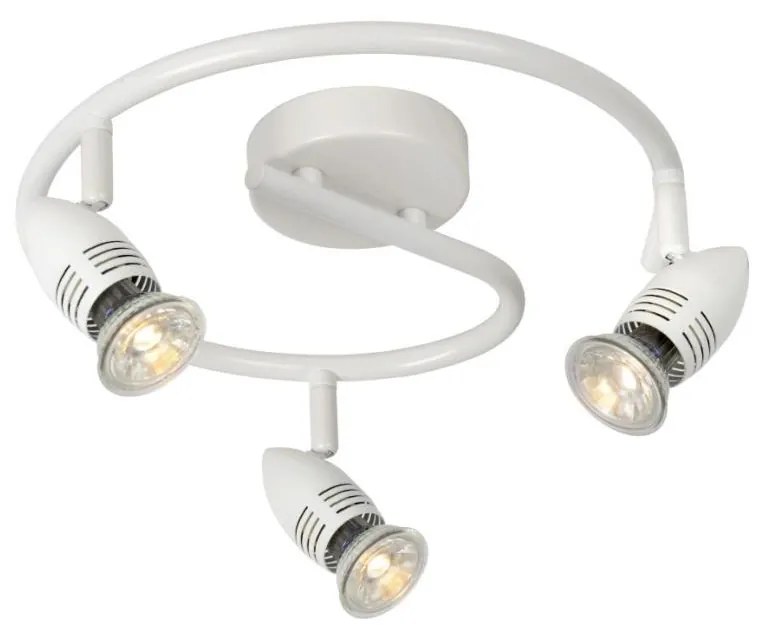Lucide 13955/14/31 - LED bodové svietidlo CARO-LED 3xGU10/5W/230V biele