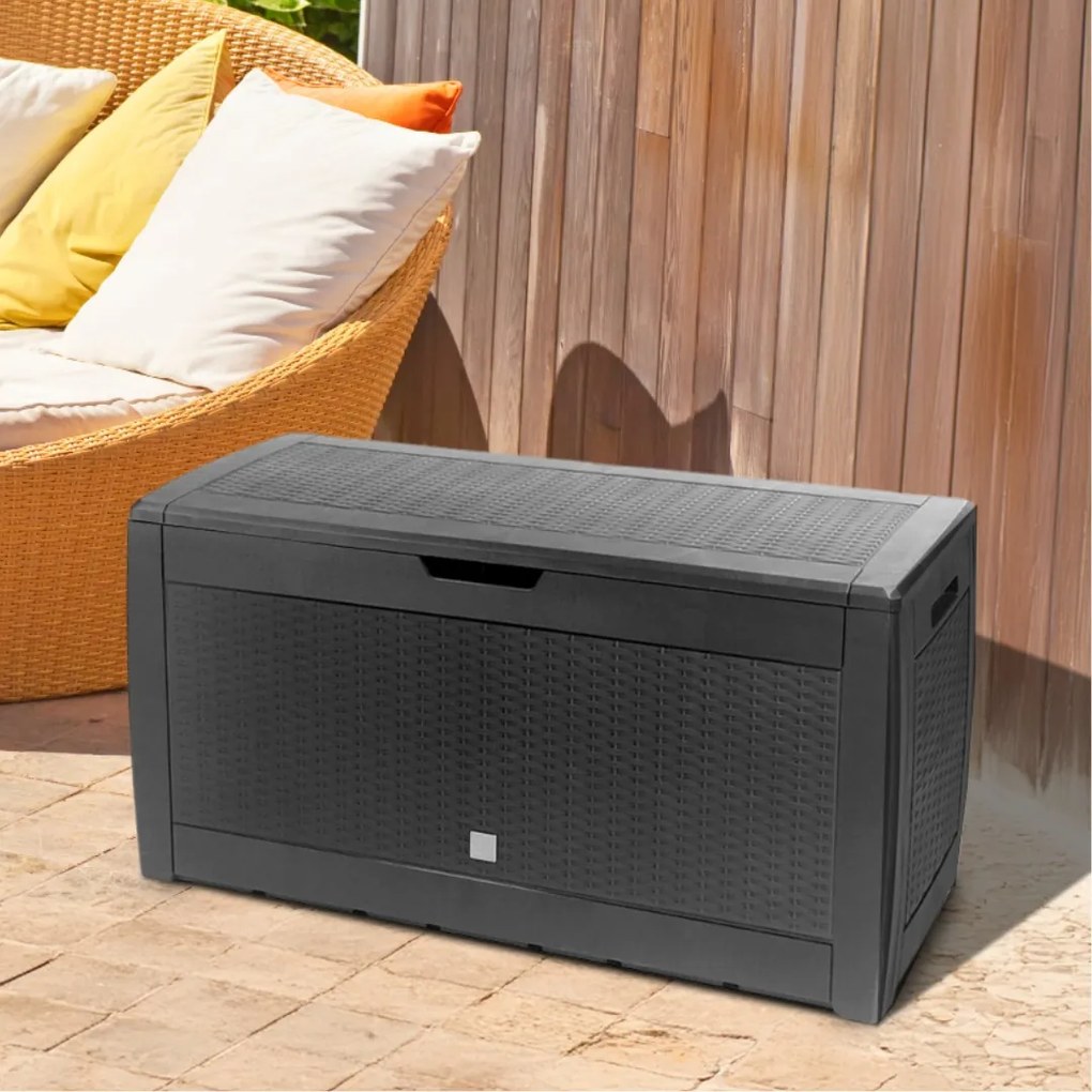 Odkladací box RATO, 310l, 119x48x60cm, antracitová Prosperplast