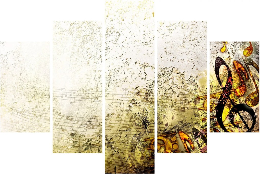 Obraz - Sila hudby (150x105 cm)