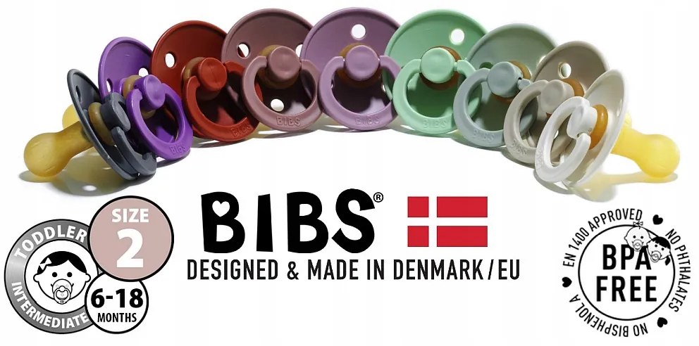 Kaučukové cumlíky BIBS Colour 6m+ 2ks Farba: sivá