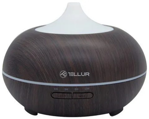 Tellur Aróma difuzér WiFi Smart 300 ml, tmavohnedá