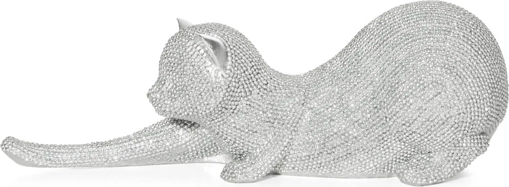 DEKORAČNÁ SOŠKA ELDO 26X9X9 CM STRIEBORNÁ