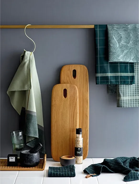 Kuchynská utierka Minimal čierna