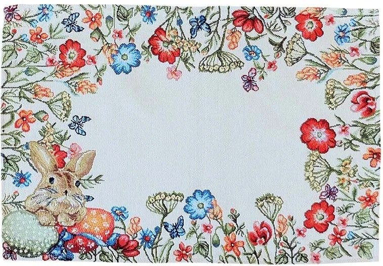 Gobelínový obrus Zajačik na lúke 35 × 50 cm