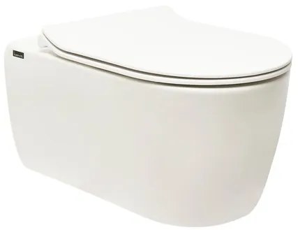 Wc závesné Glacera Alfa mat zadný odpad AL010MW