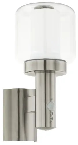 Eglo 95017 - Vonkajšie nástenné svietidlo s čidlom POLIENTO 1xE27/40W