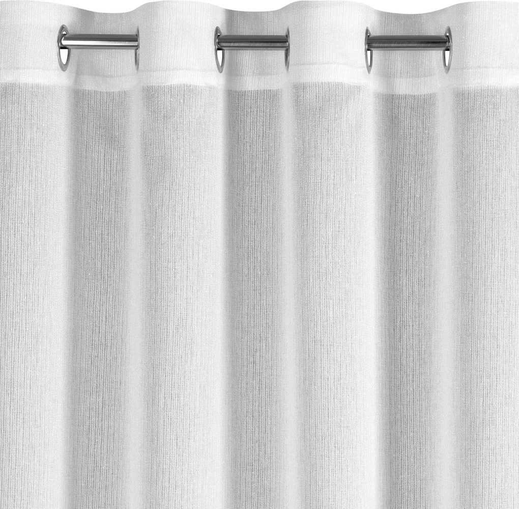 ZÁVES NA KRÚŽKOCH ELIRA 140X250 CM BIELA