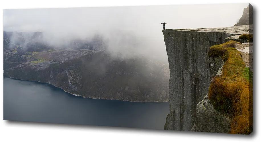 Foto obraz na plátne Nórsko útes pl-oc-125x50-f-106891246