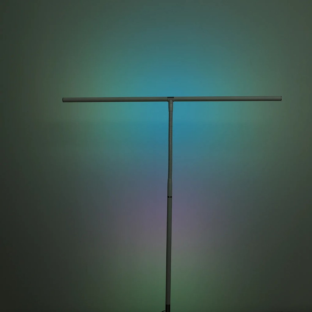 Stolná LED lampa NOX s RGBW efektmi, základňa, diaľkový ovládač