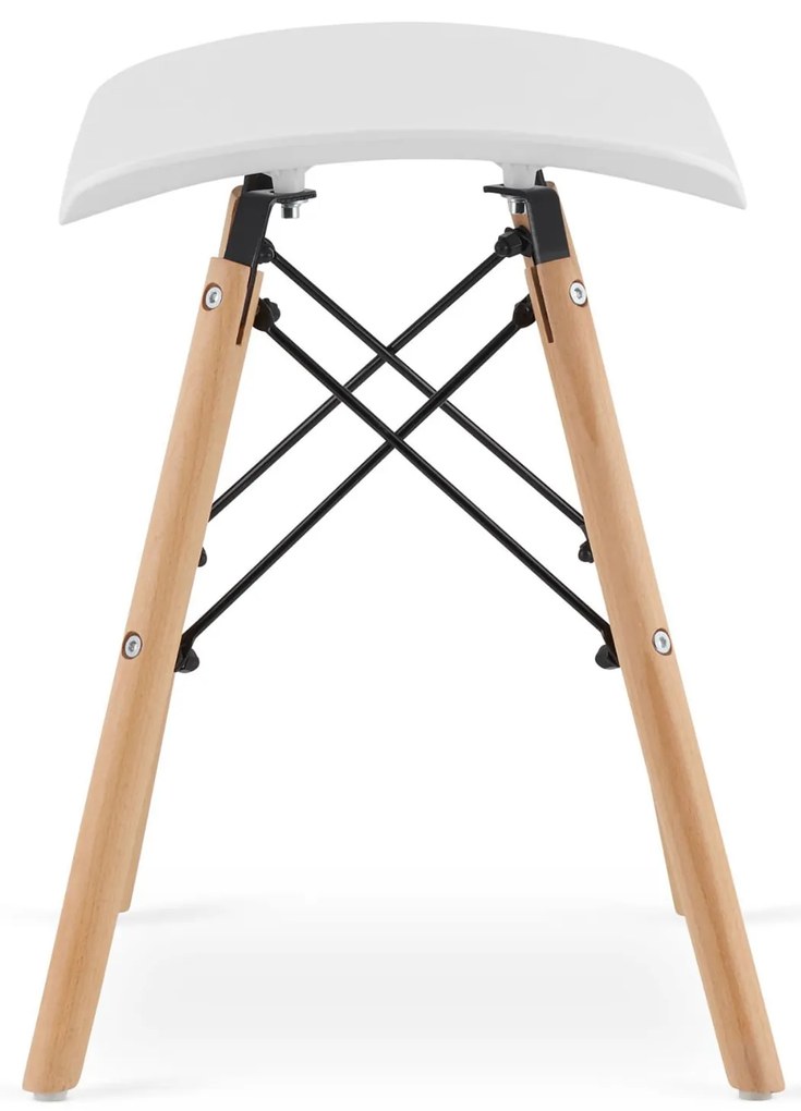 AKCIA Biely taburet KORFU II. akosť