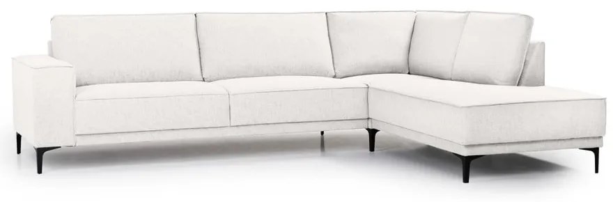 Bielo-béžová rohová pohovka (pravý roh) Copenhagen – Scandic