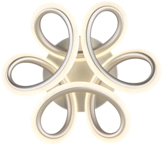 Globo 67386-24S - LED stropné svietidlo MELISAND 24W/230V pr. 26 cm matný chróm