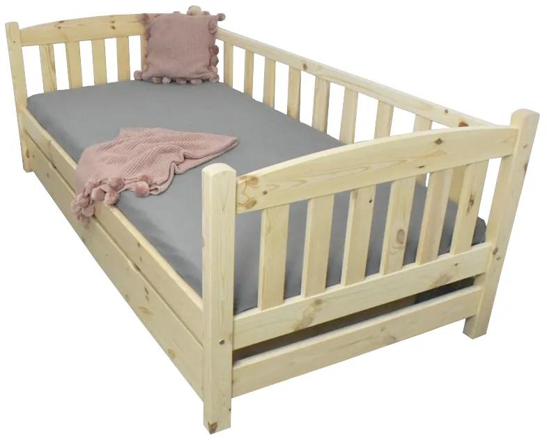 FA Detská posteľ Oľga 2 (200x90 cm) s úložnými priestormi - viac farieb Farba: Orech
