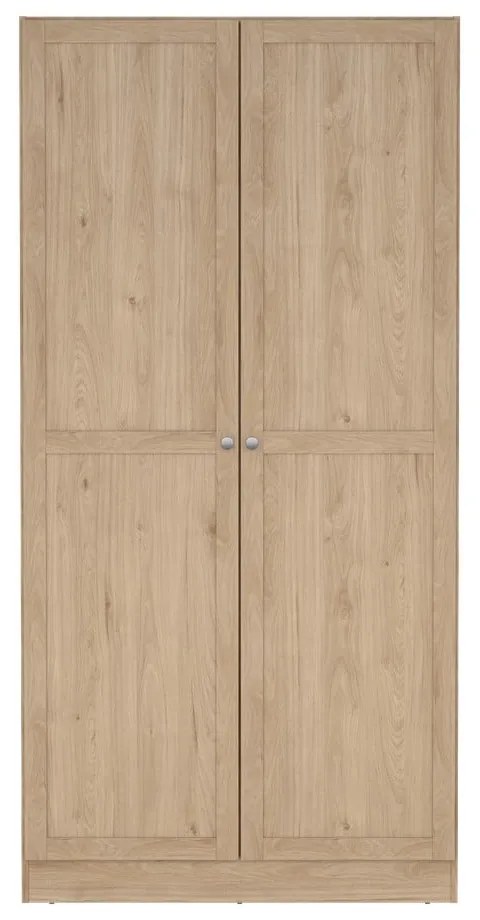 Šatníková skriňa v dekore duba v prírodnej farbe 99x200x62 cm Billund – Tvilum