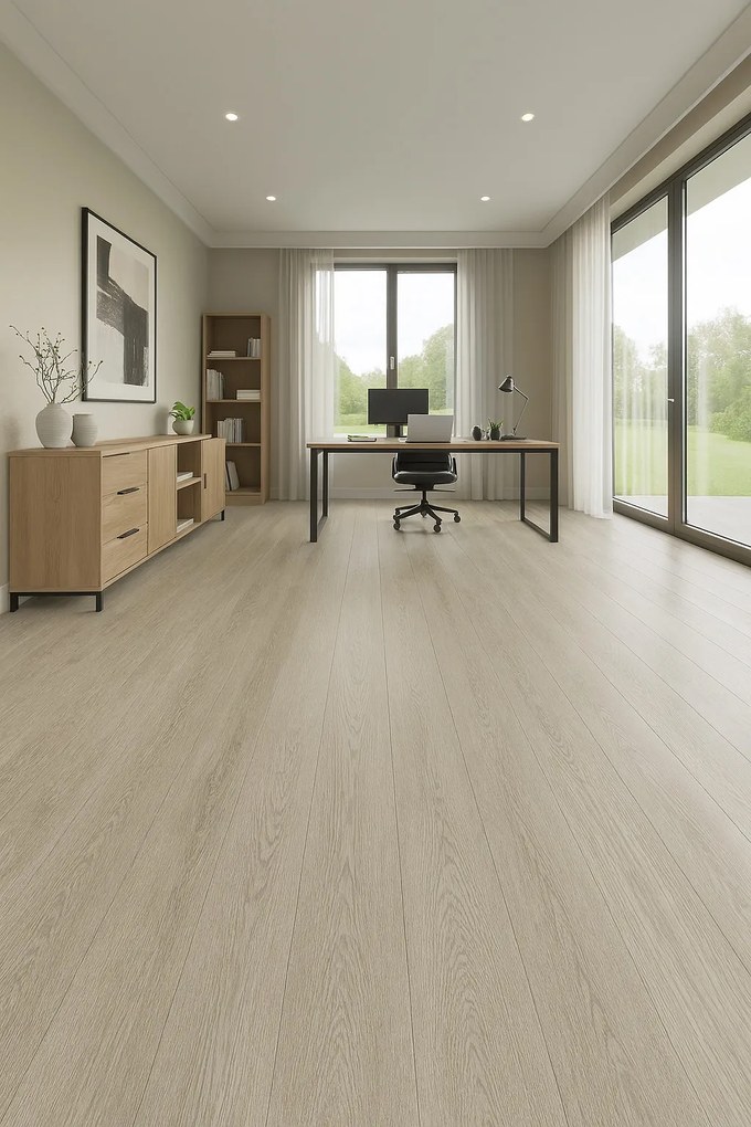 Gerflor, PVC podlaha - lino Flexar Nerok 2244 Newport Clear, na mieru, šíře 2m,4m, šedá, bez podkladu, chodba / predsieň
