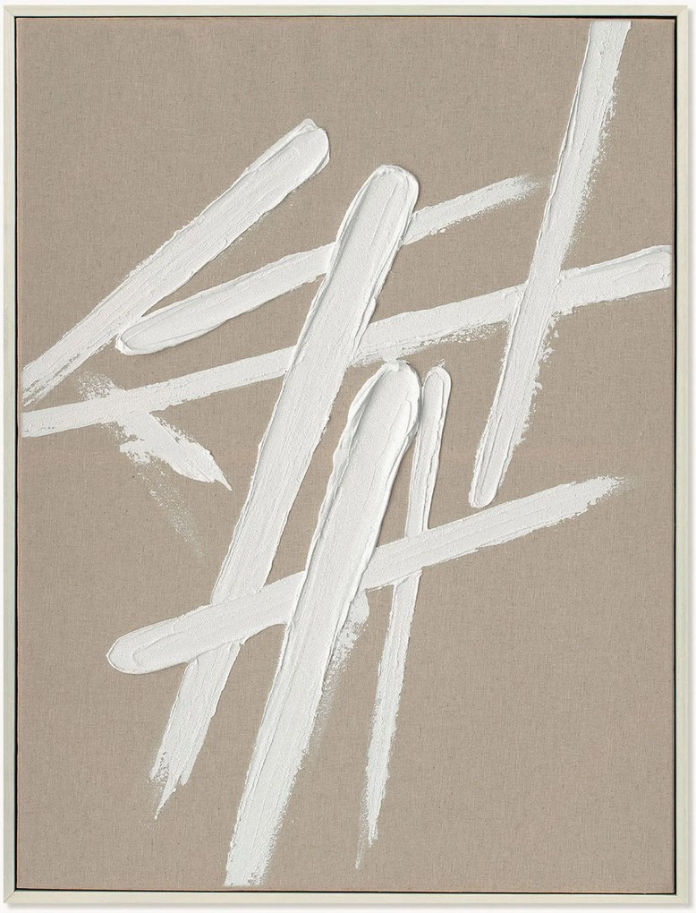 Ručne maľovaná nástenná dekorácia v drevenom ráme Cross