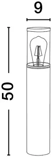 Vonkajšia lampa Novaluce Zosia 9060182