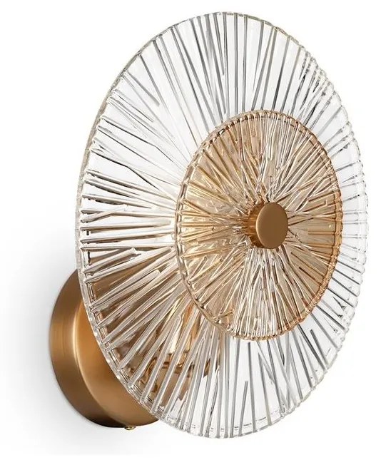 Maytoni MOD007WL-01G - Nástenné svietidlo ASTER 1xE14/40W/230V