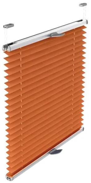 Gario Roleta Plisé Standard Oranžová Šírka: 57,5 cm