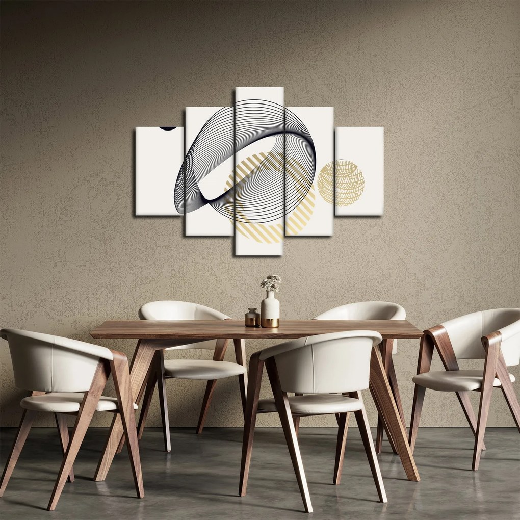 Obraz - Geometrické tvary N⁰3 (150x105 cm)