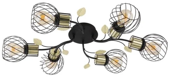 Globo 54113-6D - Prisadený luster LALLY 6xE27/40W/230V