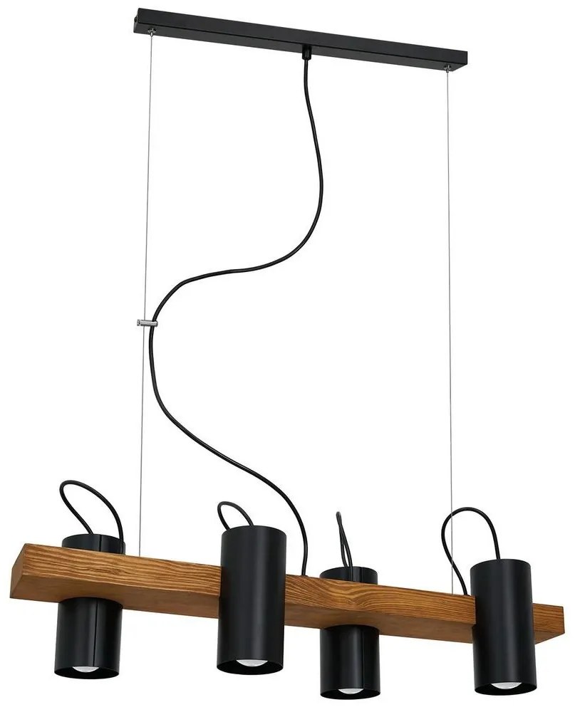 Luster na lanku GUDRUN 4xE27/60W/230V