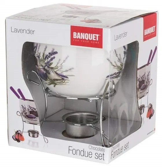 Banquet LAVENDER 6-dielny set na fondue