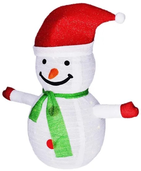 Brilagi - LED Vianočná vonkajšia dekorácia 40xLED/3xAA IP44 snehuliak