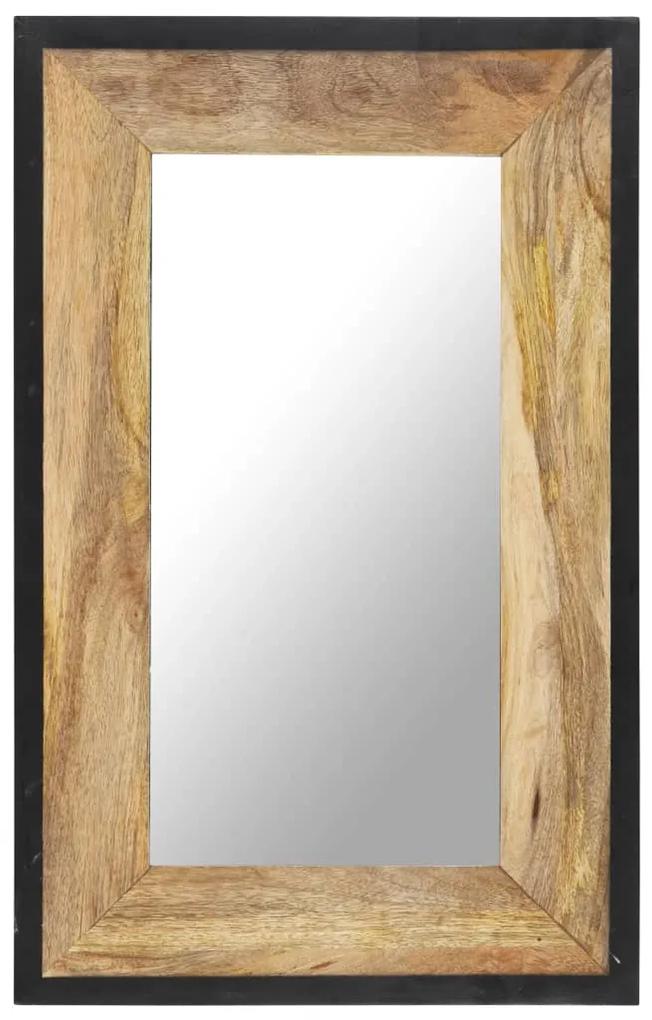 Zrkadlo 80x50 cm masívne mangovníkové drevo 321630