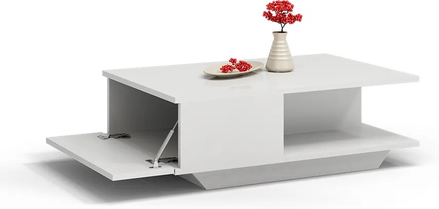 Kávový stolík do obývačky Neon - biela