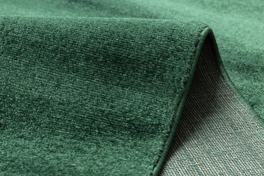 Koberec SOFTY Jednofarebný, tmavozelený