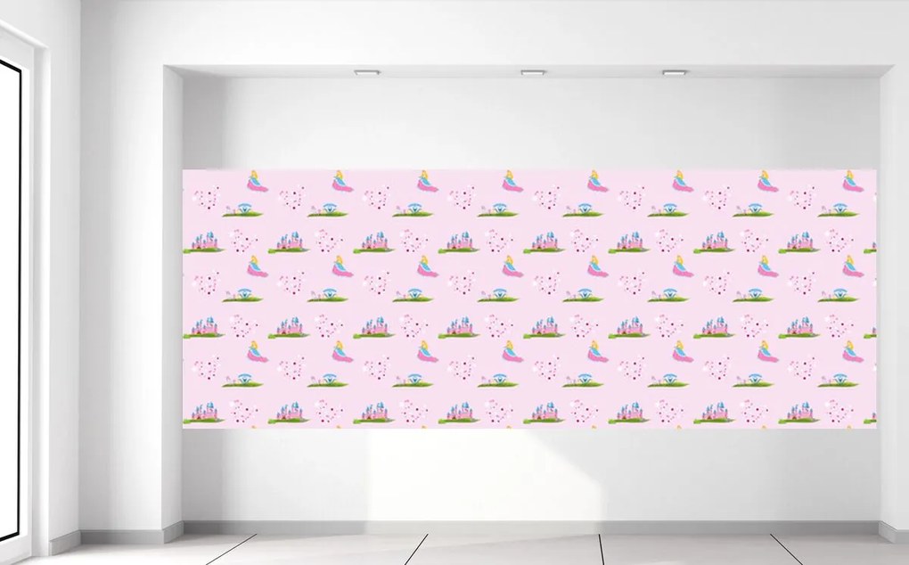 Gario Fototapeta Farebné princezny Materiál: Samolepiaca, Rozmery: 110 x 200 cm