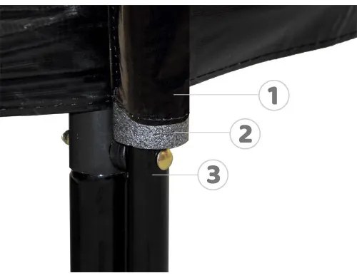 Záhradná trampolína SkyFlyer 14FT 426cm – čierna