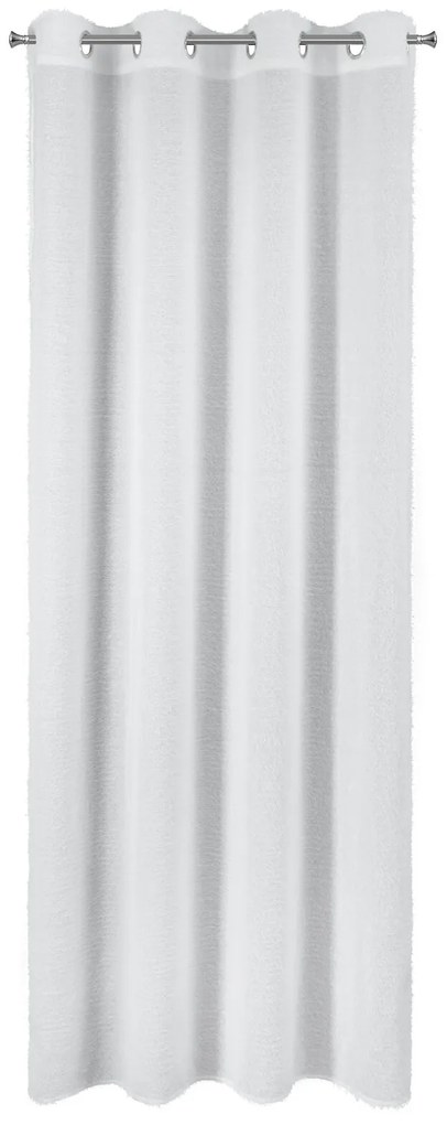 ZÁVES NA KRÚŽKOCH AGIS 140X250 CM BIELA