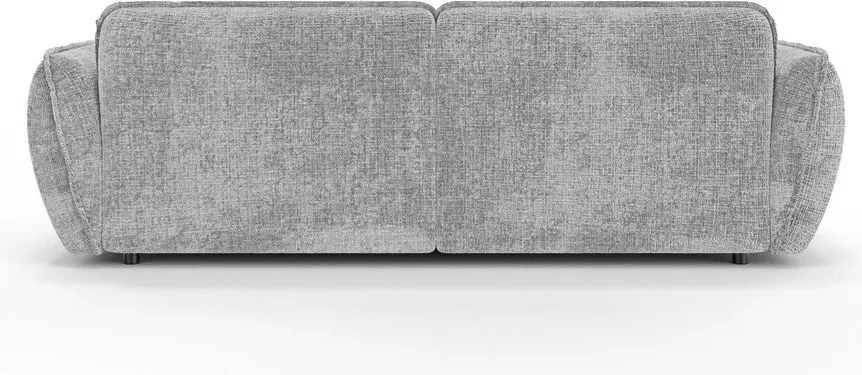 Svetlosivá ženilková rohová pohovka (pravý roh/s leňoškou) Nelia – Ropez