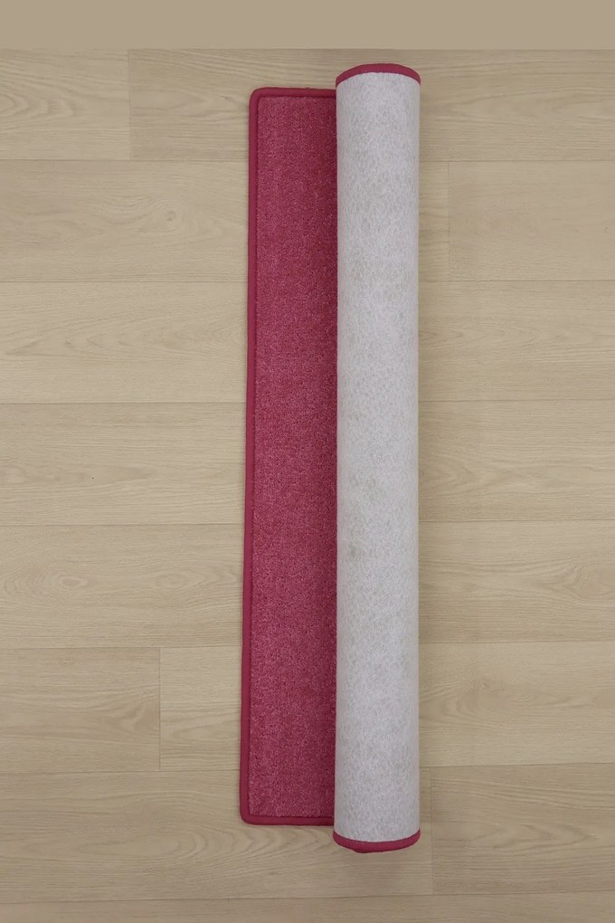 Vopi, Koberec behúň na mieru Eton ružový 11, šíre 70 cm, ružová, chodba / predsieň