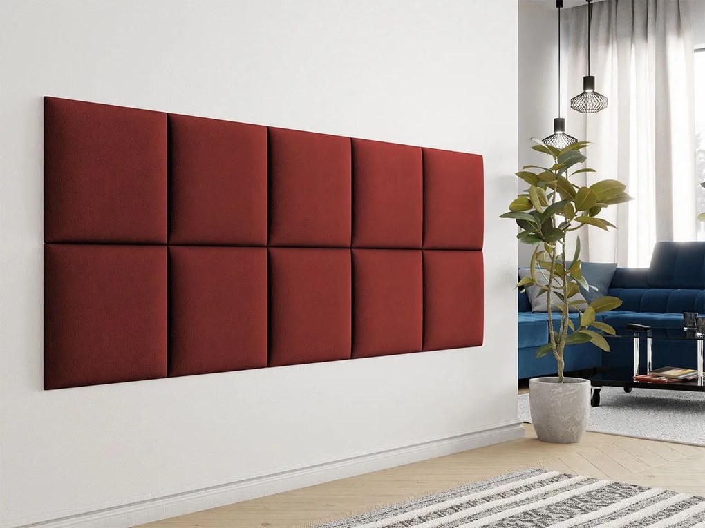 Čalúnený stenový panel Pag 42x42, Farba čalúnenia:: ekokoža Soft 017 (biela)
