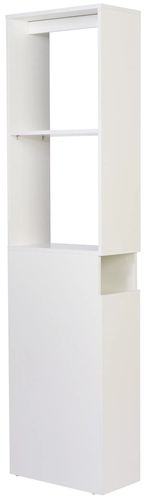 Livarno home Regál Liverpool s dvierkami a 2 priehradkami, biela  (100384316)
