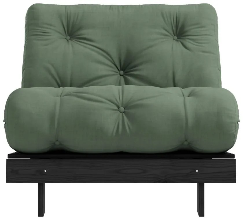 Zelené kreslo Roots Black Night – Karup Design