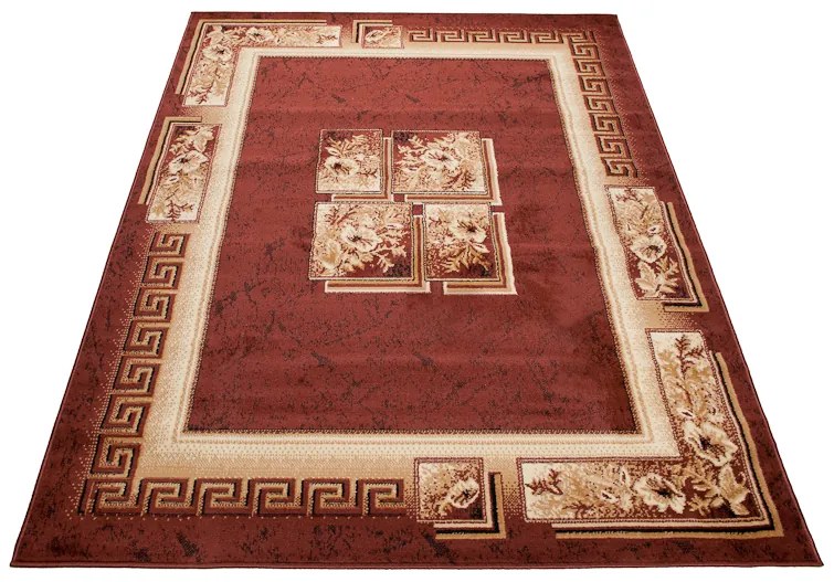 Kusový koberec ATLAS quatro - hnedý/béžový