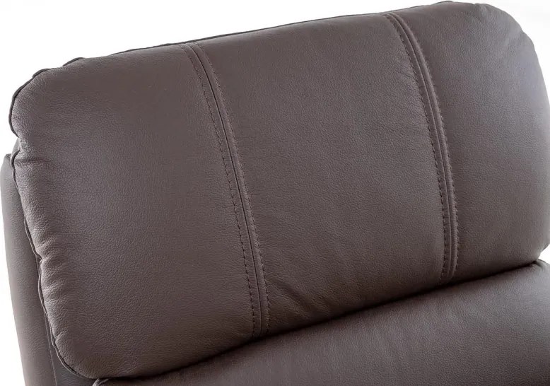 Kožené hojdacie kreslo s elektrickým polohovaním ELEGANT 1, koňak (K 2136)