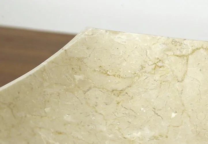 Divero kamenné umývadlo z lešteného mramoru D00795