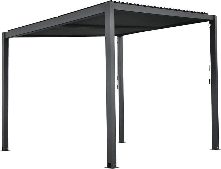 Pultová bioklimatická pergola s lamelami 3 x 3 M