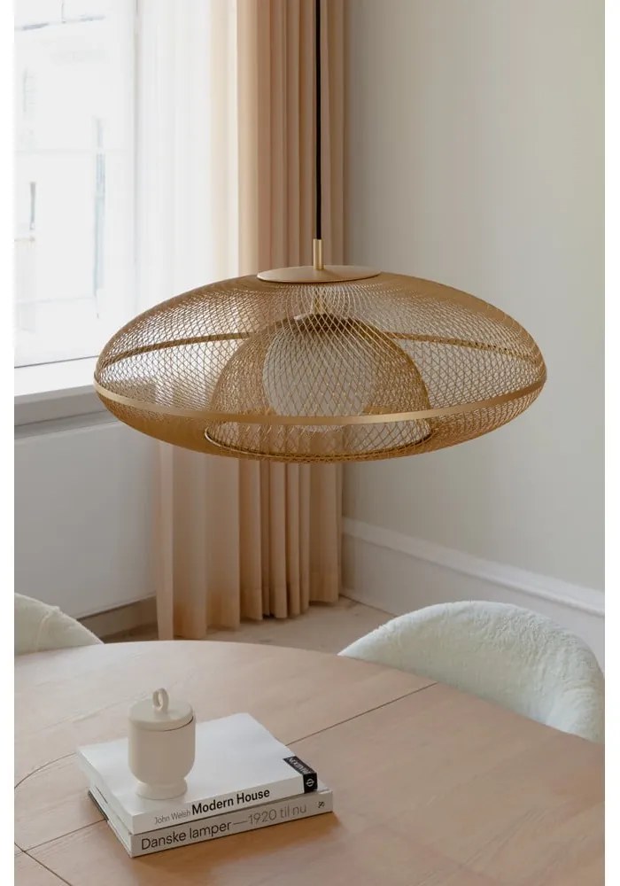 Tienidlo v zlatej farbe ø 60 cm Faraday – UMAGE