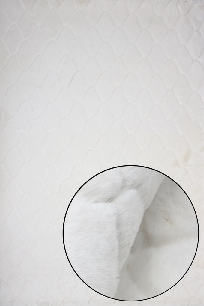 Koberec Rabbit 3D 02 CREAM rozmery koberec: 80x140 cm