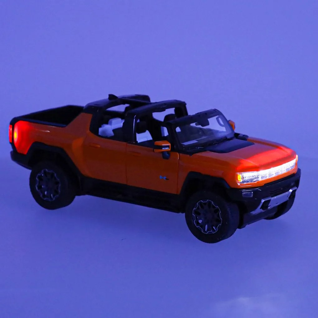 KIK Rastar 93000 Hummer EV RC auto na diaľkové ovládanie, 1:16, oranžové