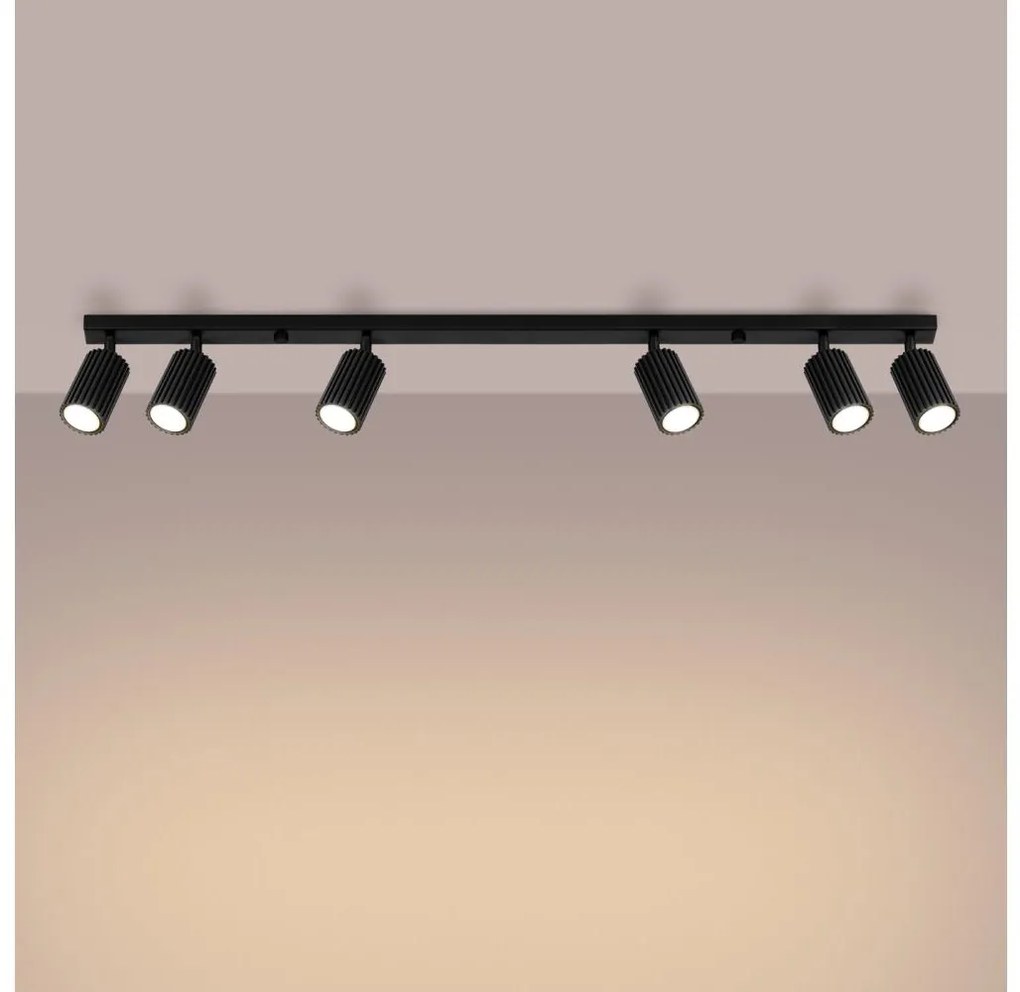 Brilagi - Bodové svietidlo CRESTO 6xGU10/10W/230V čierna