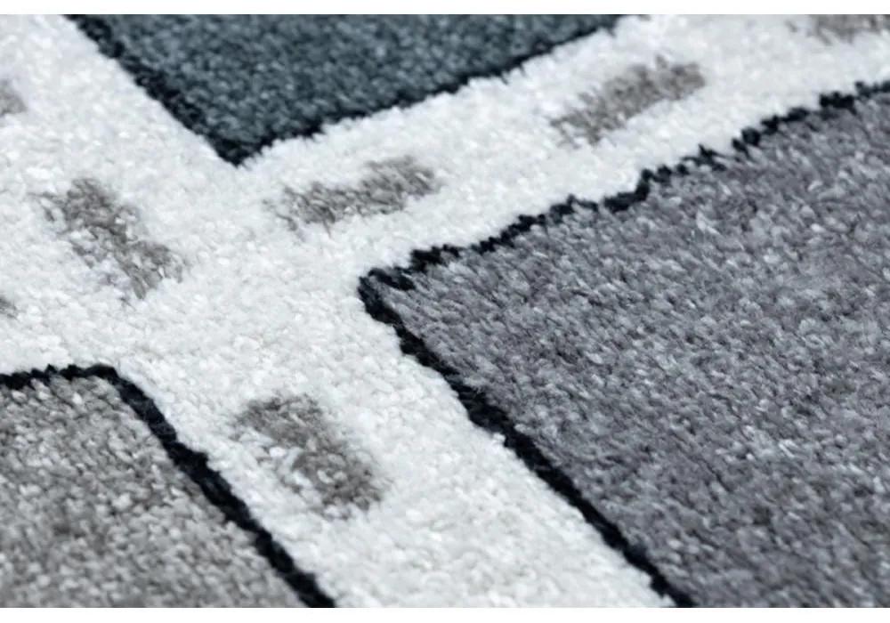 Detský kusový koberec Ulice v meste sivý 200x290cm